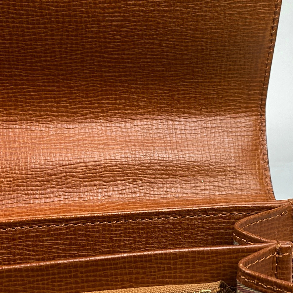 Burberry logo business bag handbag briefcase document leather brown - Picture 5 of 6